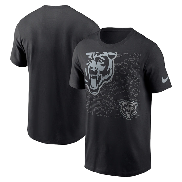 Men's Black Chicago Bears T-Shirt